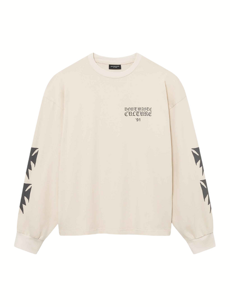 Don\'t Waste Culture Fina Longsleeve - Beige Don't Waste Culture Don\'t Waste Culture Fina Longsleeve - Beige