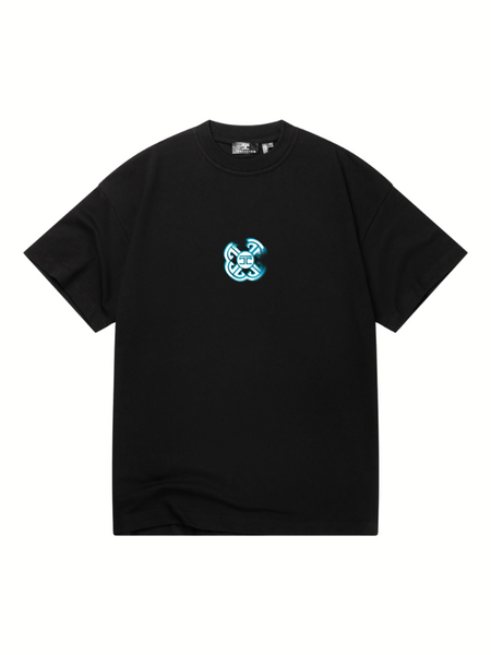 JorCustom JorCustom Monogram Loose Fit T-Shirt - Black