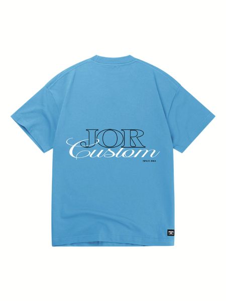 JorCustom JORcustom Loose Fit T-Shirt - BountyBlue JorCustom JorCustom JORcustom Loose Fit T-Shirt - BountyBlue
