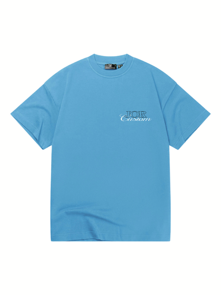 JorCustom JORcustom Loose Fit T-Shirt - BountyBlue JorCustom JorCustom JORcustom Loose Fit T-Shirt - BountyBlue