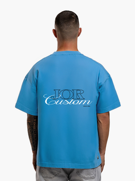 JorCustom JorCustom JORcustom Loose Fit T-Shirt - BountyBlue JorCustom JORcustom Loose Fit T-Shirt - BountyBlue