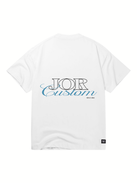 JorCustom JORcustom Loose Fit T-Shirt - White JorCustom JorCustom JORcustom Loose Fit T-Shirt - White