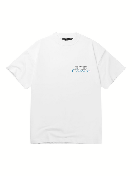 JorCustom JORcustom Loose Fit T-Shirt - White JorCustom JorCustom JORcustom Loose Fit T-Shirt - White