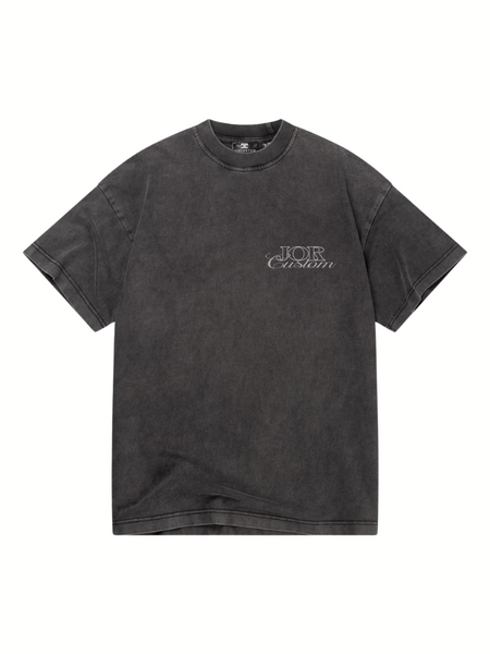JorCustom JORcustom Loose Fit T-Shirt - Acid Grey JorCustom JorCustom JORcustom Loose Fit T-Shirt - Acid Grey