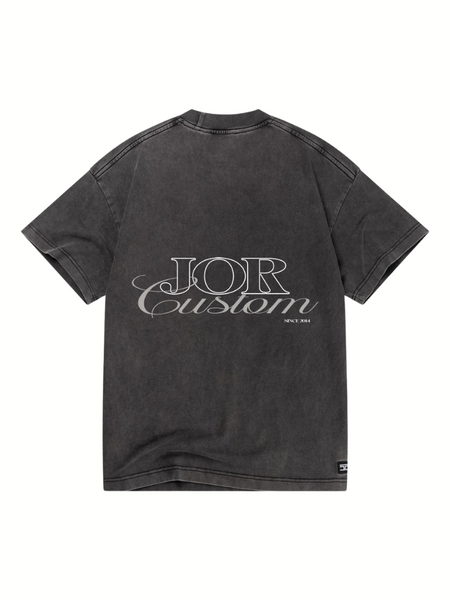 JorCustom JORcustom Loose Fit T-Shirt - Acid Grey JorCustom JorCustom JORcustom Loose Fit T-Shirt - Acid Grey