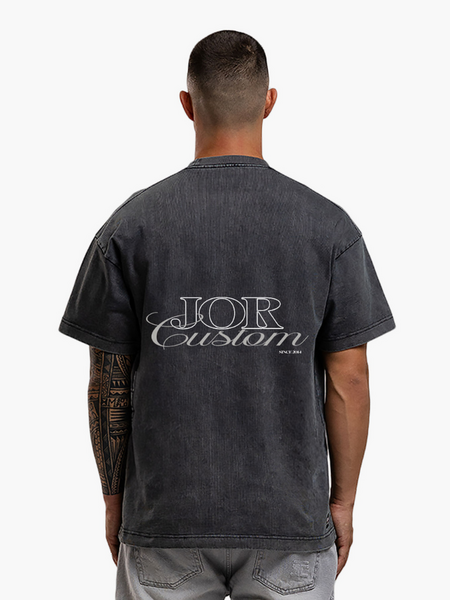 JorCustom JorCustom JORcustom Loose Fit T-Shirt - Acid Grey JorCustom JORcustom Loose Fit T-Shirt - Acid Grey