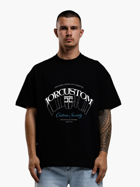 JorCustom Individuality Loose Fit T-Shirt - Black JorCustom JorCustom Individuality Loose Fit T-Shirt - Black
