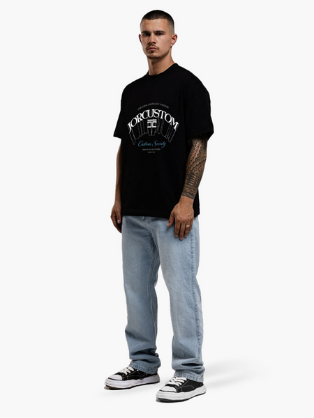 JorCustom Individuality Loose Fit T-Shirt - Black JorCustom JorCustom Individuality Loose Fit T-Shirt - Black