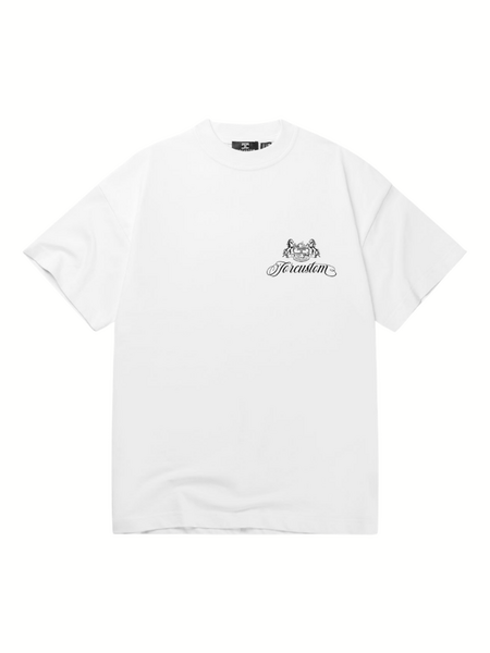 JorCustom Handscript2.0 Loose Fit T-Shirt - White JorCustom JorCustom Handscript2.0 Loose Fit T-Shirt - White