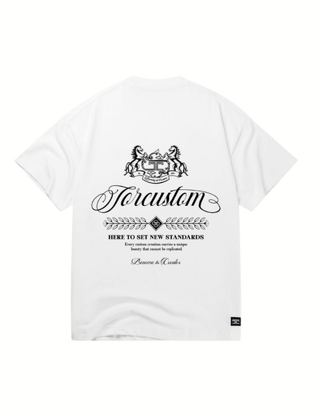 JorCustom Handscript2.0 Loose Fit T-Shirt - White JorCustom JorCustom Handscript2.0 Loose Fit T-Shirt - White