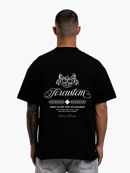JorCustom Handscript2.0 Loose Fit T-Shirt - Black JorCustom JorCustom Handscript2.0 Loose Fit T-Shirt - Black