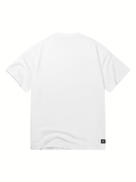 JorCustom CustomSociety Loose Fit T-Shirt - White JorCustom JorCustom CustomSociety Loose Fit T-Shirt - White