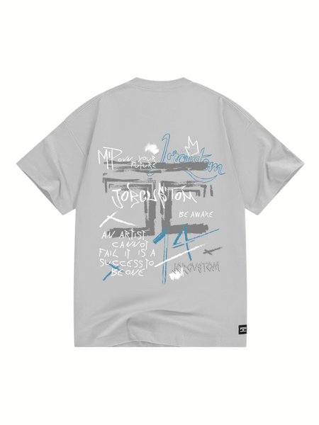JorCustom Artist Loose Fit T-Shirt - Light Grey JorCustom JorCustom Artist Loose Fit T-Shirt - Light Grey