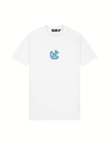 JorCustom Monogram Slim Fit T-Shirt - White JorCustom JorCustom Monogram Slim Fit T-Shirt - White