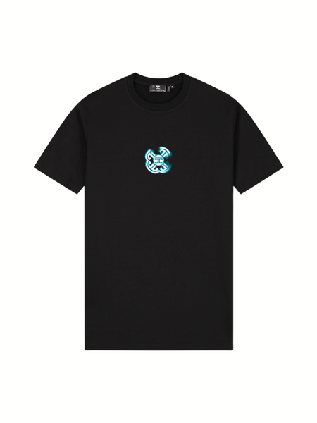 JorCustom Monogram Slim Fit T-Shirt - Black JorCustom JorCustom Monogram Slim Fit T-Shirt - Black