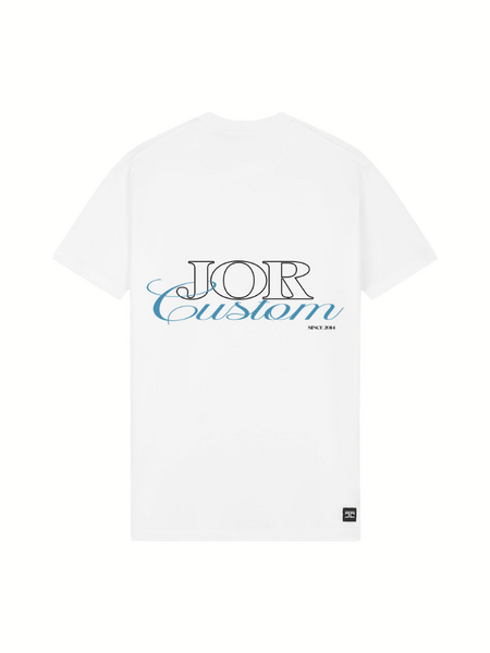 JorCustom JORcustom Slim Fit T-Shirt - White JorCustom JorCustom JORcustom Slim Fit T-Shirt - White