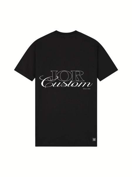 JorCustom JORcustom Slim Fit T-Shirt - Black JorCustom JorCustom JORcustom Slim Fit T-Shirt - Black
