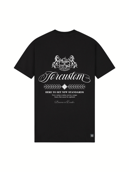 JorCustom Handscript2.0 Slim Fit T-Shirt - Black JorCustom JorCustom Handscript2.0 Slim Fit T-Shirt - Black