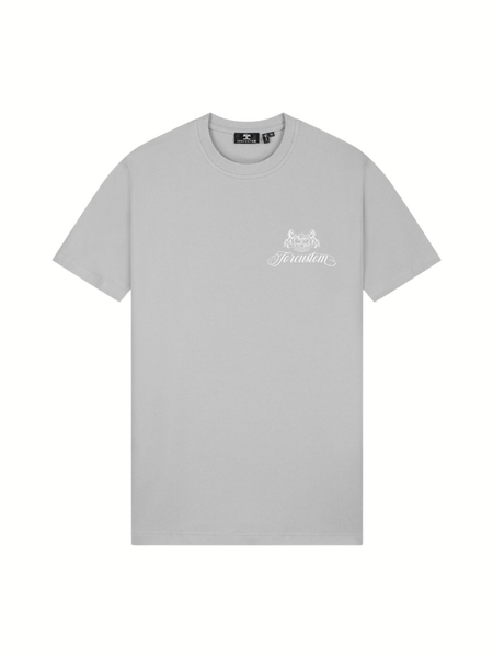 JorCustom Handscript2.0 Slim Fit T-Shirt - Light Grey JorCustom JorCustom Handscript2.0 Slim Fit T-Shirt - Light Grey