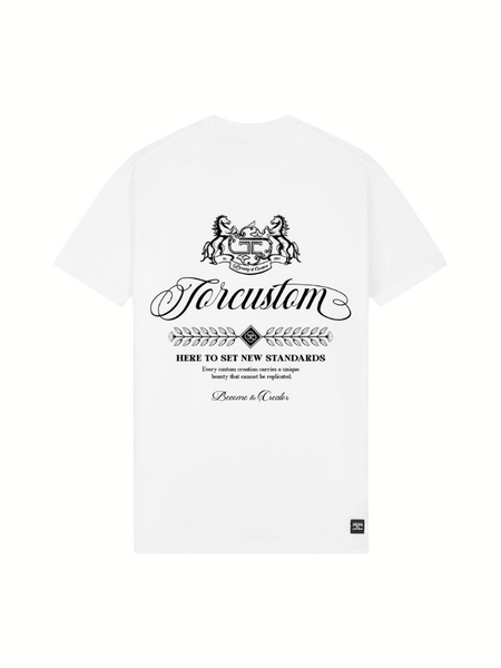 JorCustom Handscript2.0 Slim Fit T-Shirt - White JorCustom JorCustom Handscript2.0 Slim Fit T-Shirt - White