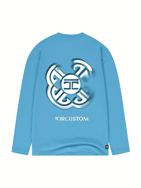 JorCustom JorCustom Monogram Longsleeve T-Shirt - BountyBlue