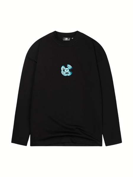 JorCustom Monogram Longsleeve T-Shirt - Black JorCustom JorCustom Monogram Longsleeve T-Shirt - Black