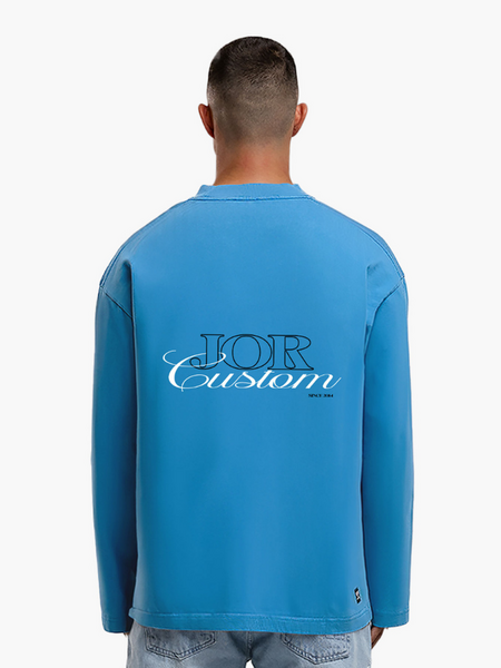 JorCustom JORcustom Longsleeve T-Shirt - BountyBlue JorCustom JorCustom JORcustom Longsleeve T-Shirt - BountyBlue