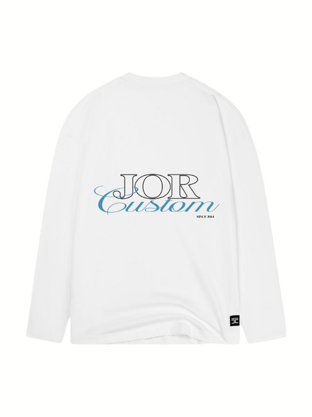 JorCustom JORcustom Longsleeve T-Shirt - White JorCustom JorCustom JORcustom Longsleeve T-Shirt - White