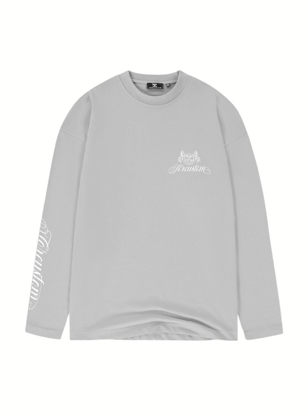 JorCustom Handscript2.0 Longsleeve T-Shirt - Light Grey JorCustom JorCustom Handscript2.0 Longsleeve T-Shirt - Light Grey