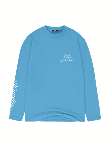 JorCustom Handscript2.0 Longsleeve T-Shirt - BountyBlue JorCustom JorCustom Handscript2.0 Longsleeve T-Shirt - BountyBlue