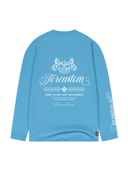 JorCustom Handscript2.0 Longsleeve T-Shirt - BountyBlue JorCustom JorCustom Handscript2.0 Longsleeve T-Shirt - BountyBlue