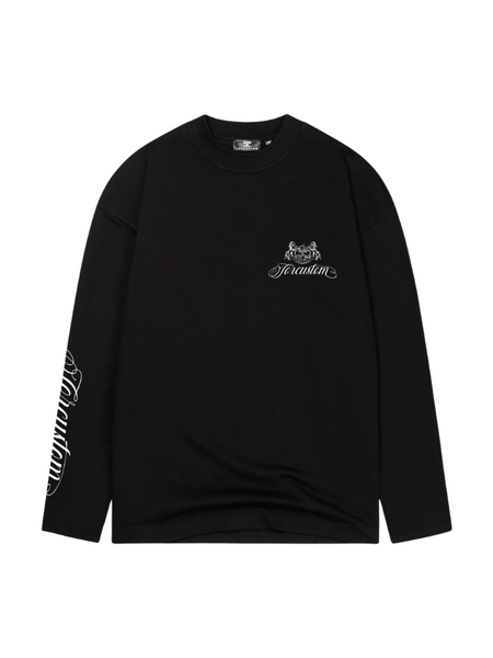 JorCustom Handscript2.0 Longsleeve T-Shirt - Black JorCustom JorCustom Handscript2.0 Longsleeve T-Shirt - Black