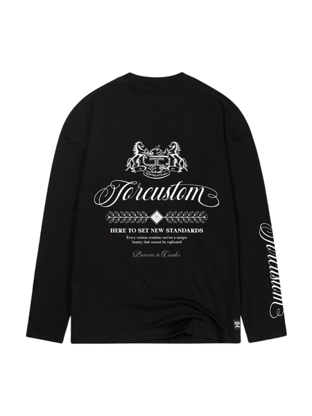 JorCustom Handscript2.0 Longsleeve T-Shirt - Black JorCustom JorCustom Handscript2.0 Longsleeve T-Shirt - Black