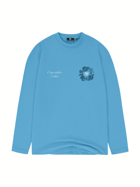 JorCustom JorCustom Flowers Longsleeve T-Shirt - BountyBlue