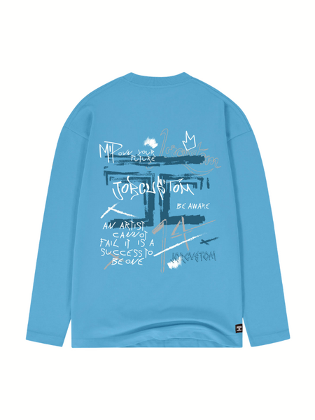 JorCustom Artist Longsleeve T-Shirt - BountyBlue JorCustom JorCustom Artist Longsleeve T-Shirt - BountyBlue
