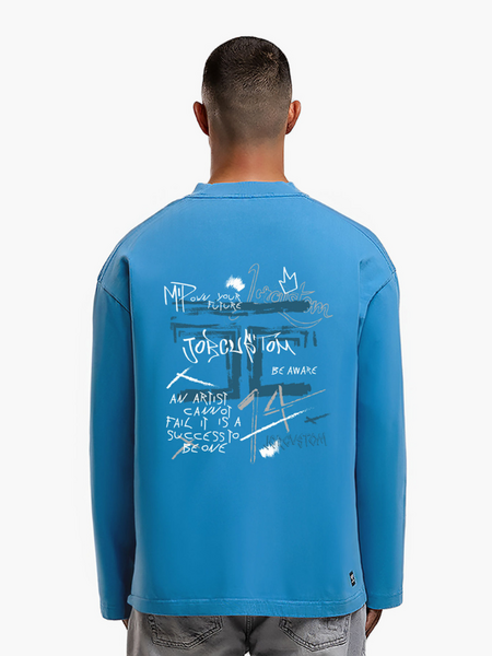 JorCustom Artist Longsleeve T-Shirt - BountyBlue JorCustom JorCustom Artist Longsleeve T-Shirt - BountyBlue