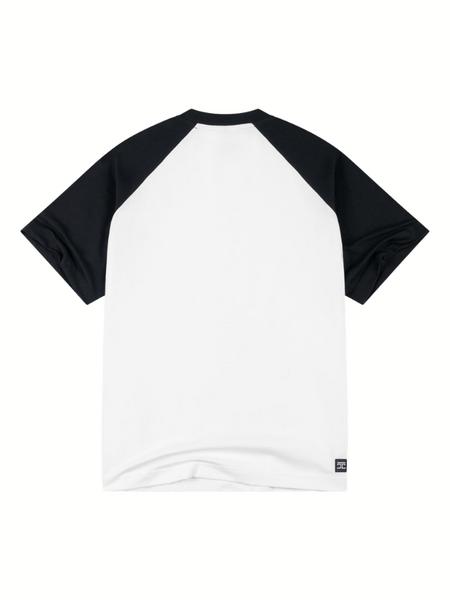 JorCustom Handscript2.0 Raglan T-Shirt - White/Black JorCustom JorCustom Handscript2.0 Raglan T-Shirt - White/Black
