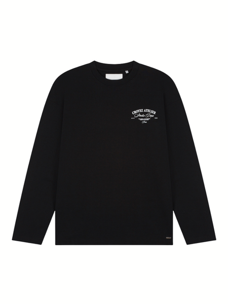 Croyez Croyez Studio Dept Longsleeve T-Shirt - Black