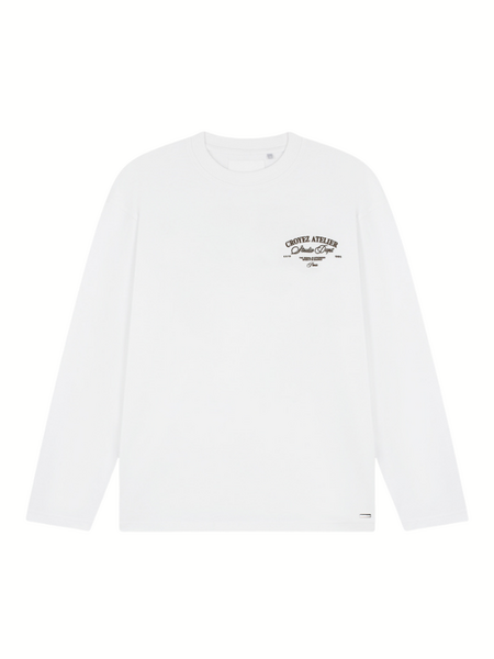 Croyez Studio Dept Longsleeve T-Shirt - White Croyez Croyez Studio Dept Longsleeve T-Shirt - White