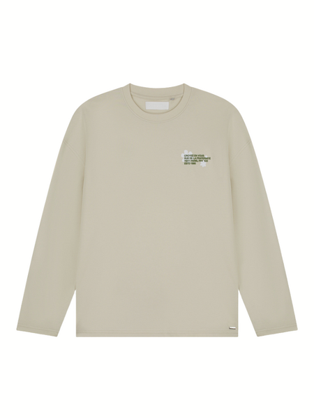Croyez Croyez Silhouette 2.0 Longsleeve T-Shirt - Light Beige