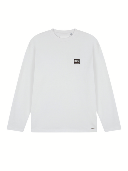 Croyez Patch Longsleeve T-Shirt - White Croyez Croyez Patch Longsleeve T-Shirt - White
