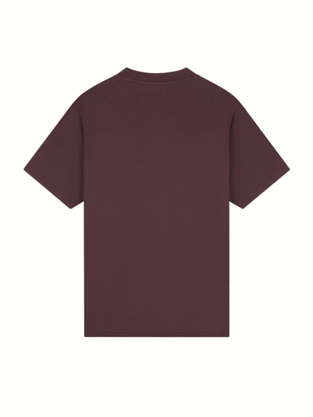 Croyez Croyez Patch T-Shirt - Raisin Red
