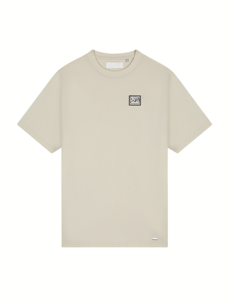 Croyez Croyez Patch T-Shirt - Light Beige