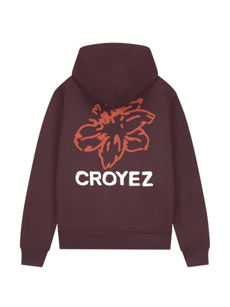 Croyez Croyez Gardener Zip Hoodie - Raisin Red