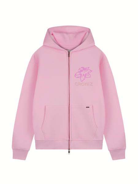 Croyez Croyez Gardener Zip Hoodie - Pink Croyez Gardener Zip Hoodie - Pink