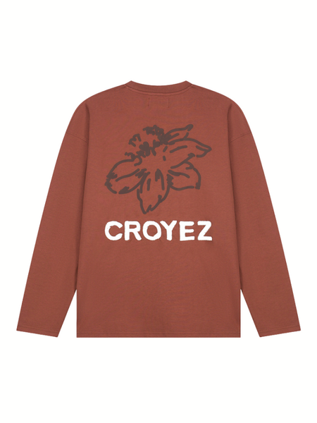 Croyez Gardener Longsleeve T-Shirt - Melted Red