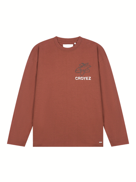 Croyez Croyez Gardener Longsleeve T-Shirt - Melted Red