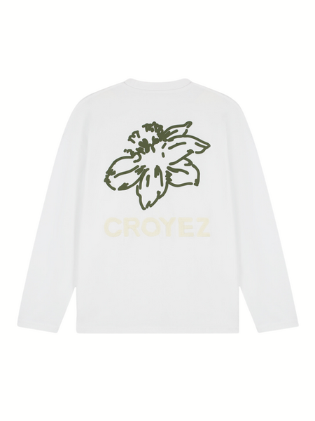 Croyez Croyez Gardener Longsleeve T-Shirt - White Croyez Gardener Longsleeve T-Shirt - White