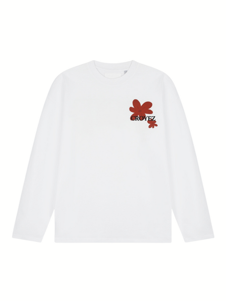 Croyez Croyez Botanique Longsleeve T-Shirt - White