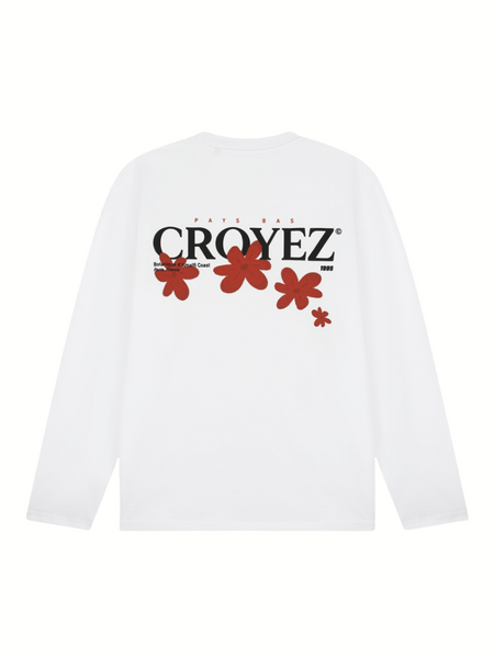 Croyez Croyez Botanique Longsleeve T-Shirt - White Croyez Botanique Longsleeve T-Shirt - White